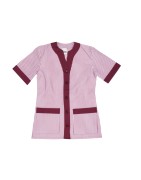 Chaqueta a rayas Señora cuello en V