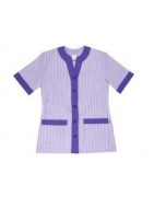 Chaqueta a rayas Señora cuello en V
