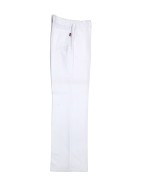 Pantalón de cocinera con la cintura de trabillas
