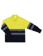 Camisola a/v bicolor m/larga