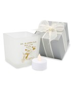 Vela Cuadrada Llama Led