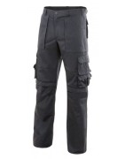 Pantalón multibolsillos con refuerzo de tejido