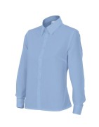 Camisa mujer entallada de manga larga