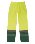 Pantalón de Alta Visibilidad Bicolor